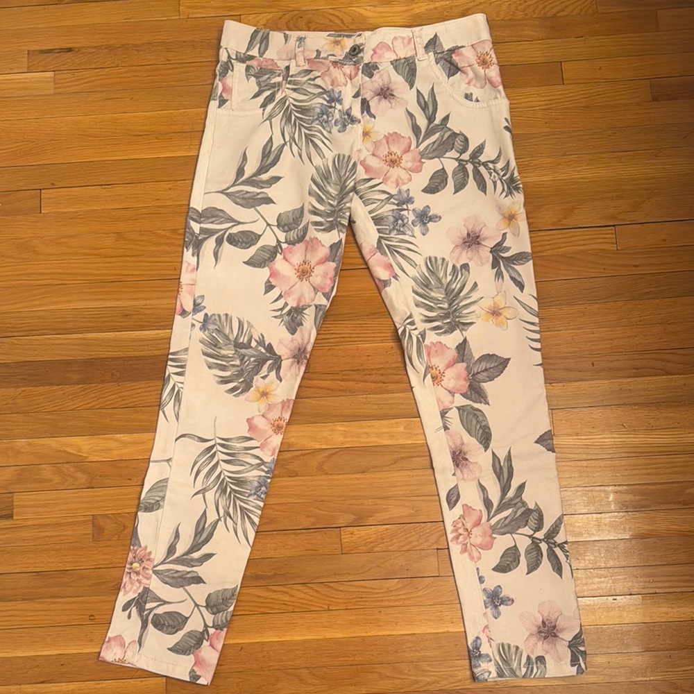 Floral Print Women's Jeans